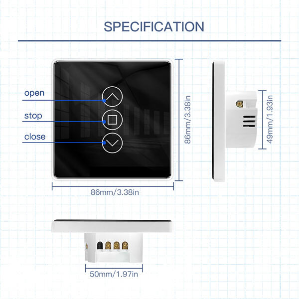 Transform your space effortlessly with our innovative and user-friendly curtain switch designs.