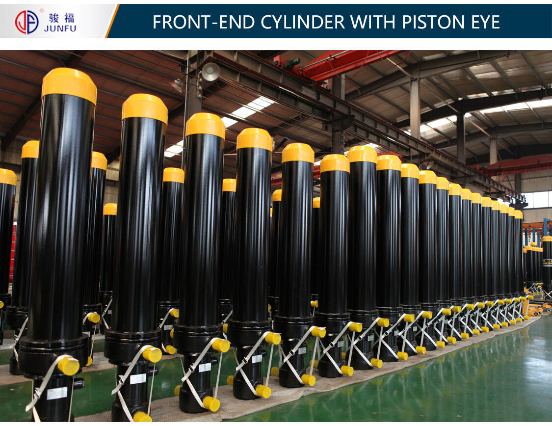 product junfu single acting telescopic hydraulic cylinder dump truck cylinder-14