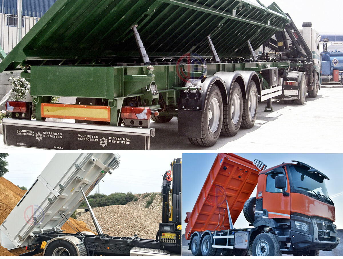 product junfu custom high performance single acting multistage trailers engine piston cylinder underbody telescopic hydraulic cylinders-14