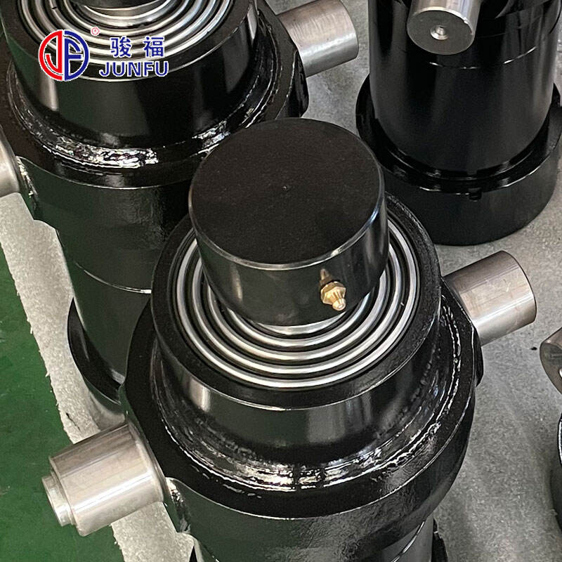 product junfu custom high performance single acting multistage trailers engine piston cylinder underbody telescopic hydraulic cylinders-25