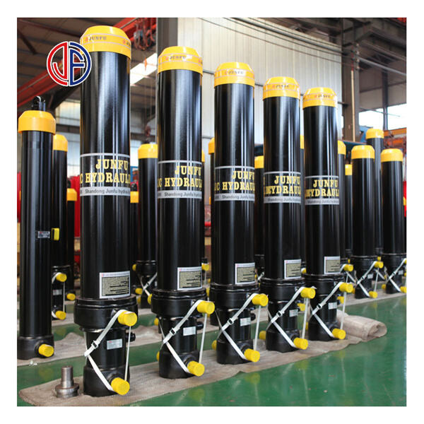 What are the key advantages of using a double rod hydraulic cylinder?