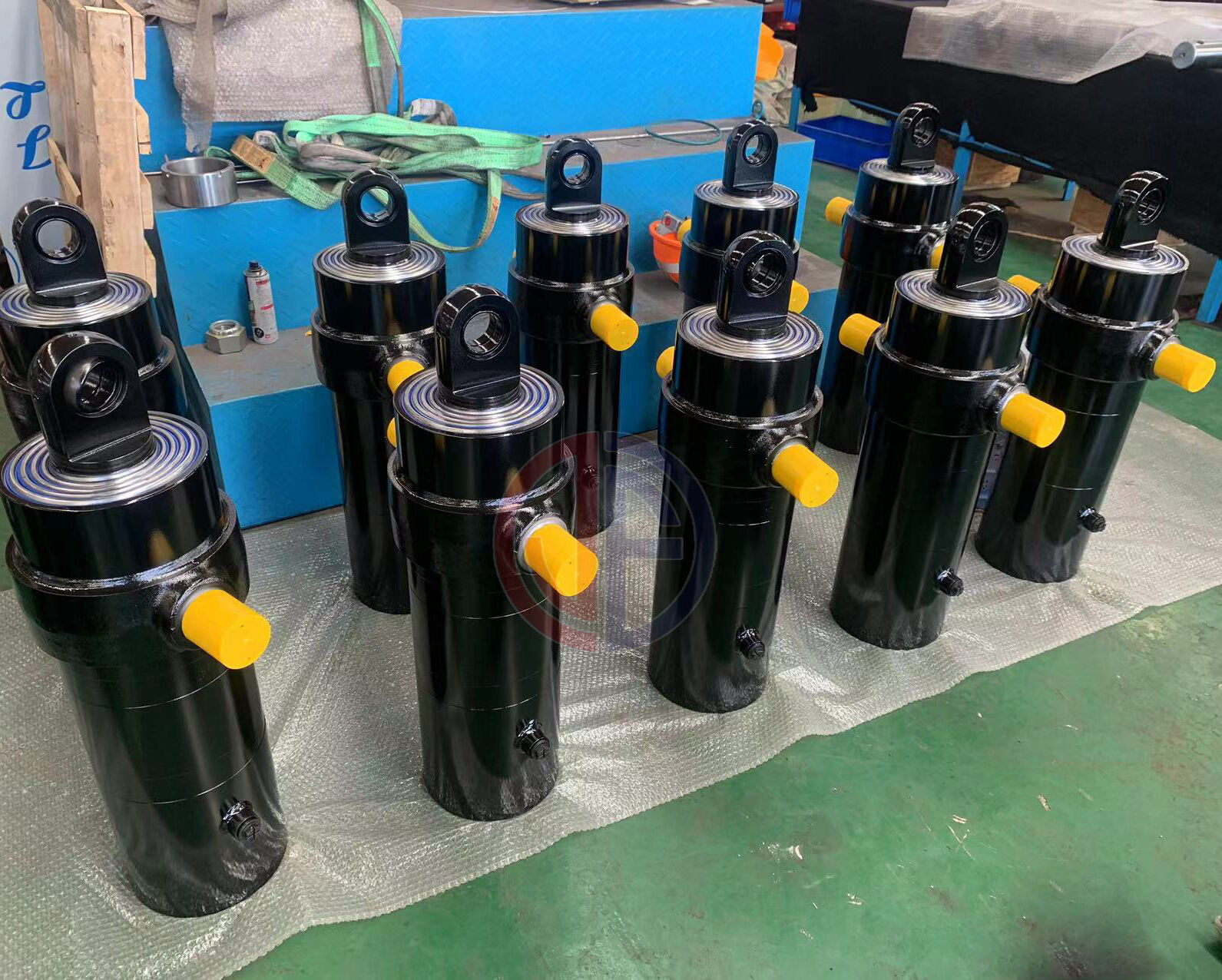 product junfu custom high performance single acting multistage trailers engine piston cylinder underbody telescopic hydraulic cylinders-18