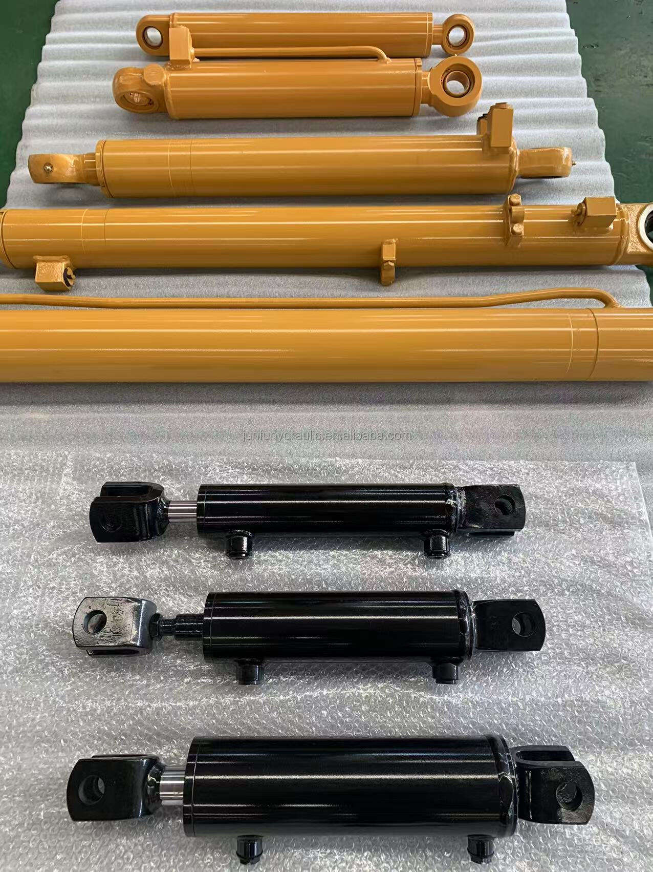 product factory customized double acting piston rod hydraulic cylinders for backhoe excavator and loader-17