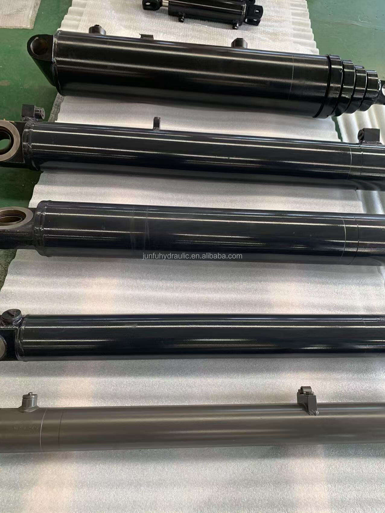 product factory customized double acting piston rod hydraulic cylinders for backhoe excavator and loader-16