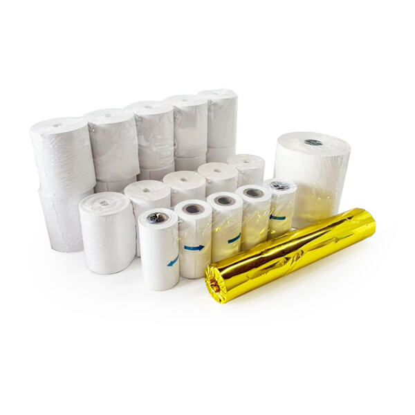 Customizable carbonless paper options for branding and organization.
