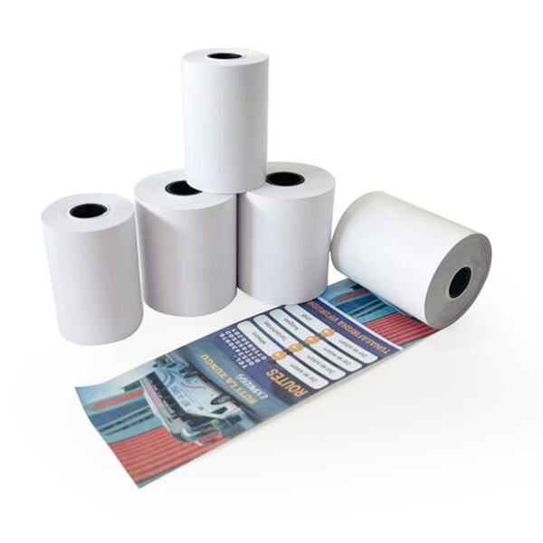 High-quality environmentally certified non-toxic paper for sustainable receipts.