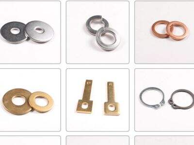 What is the purpose of spring washers and flat washers?