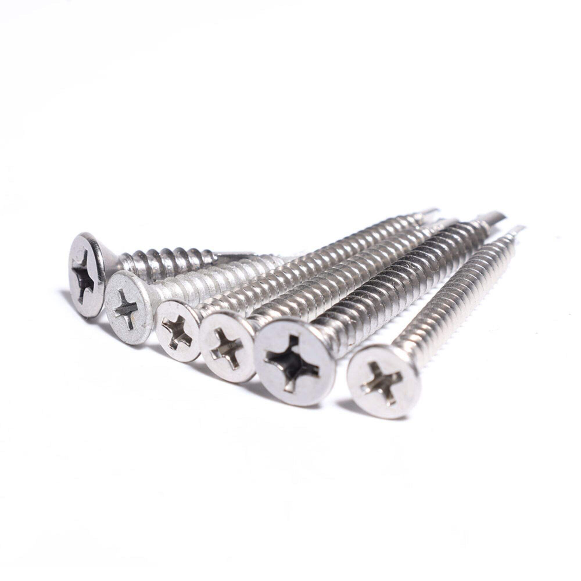 CSK Flat Head Phillips  Stainless Steel SS 304 316 410 Self Tapping Drilling Screw ST4.2