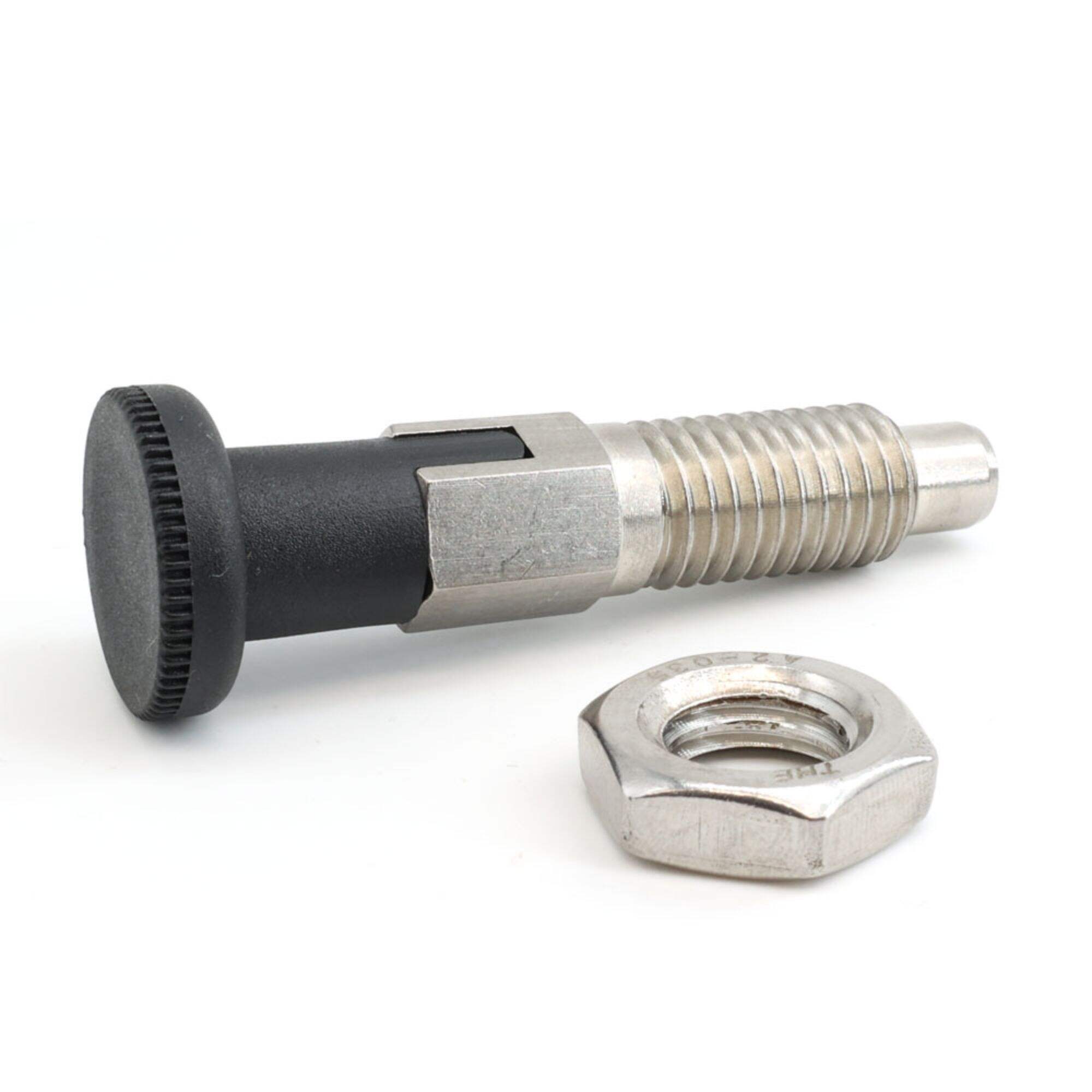 Spring Loaded Knurled Knob Head M6 Lock Out Hand Retractable Indexing Plunger