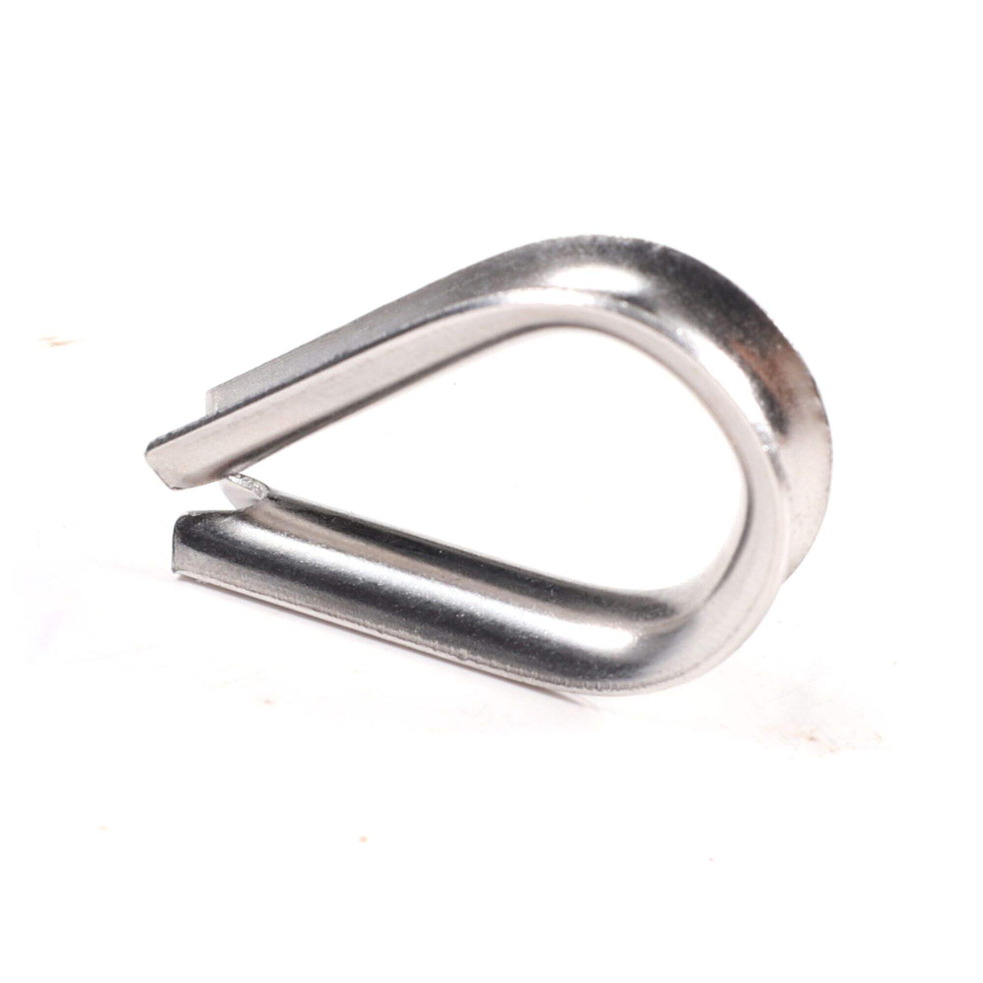 Rigging Hardware M2-M26 DIN6899 304 Stainless Steel 10mm Wire Rope Thimble for Ropes