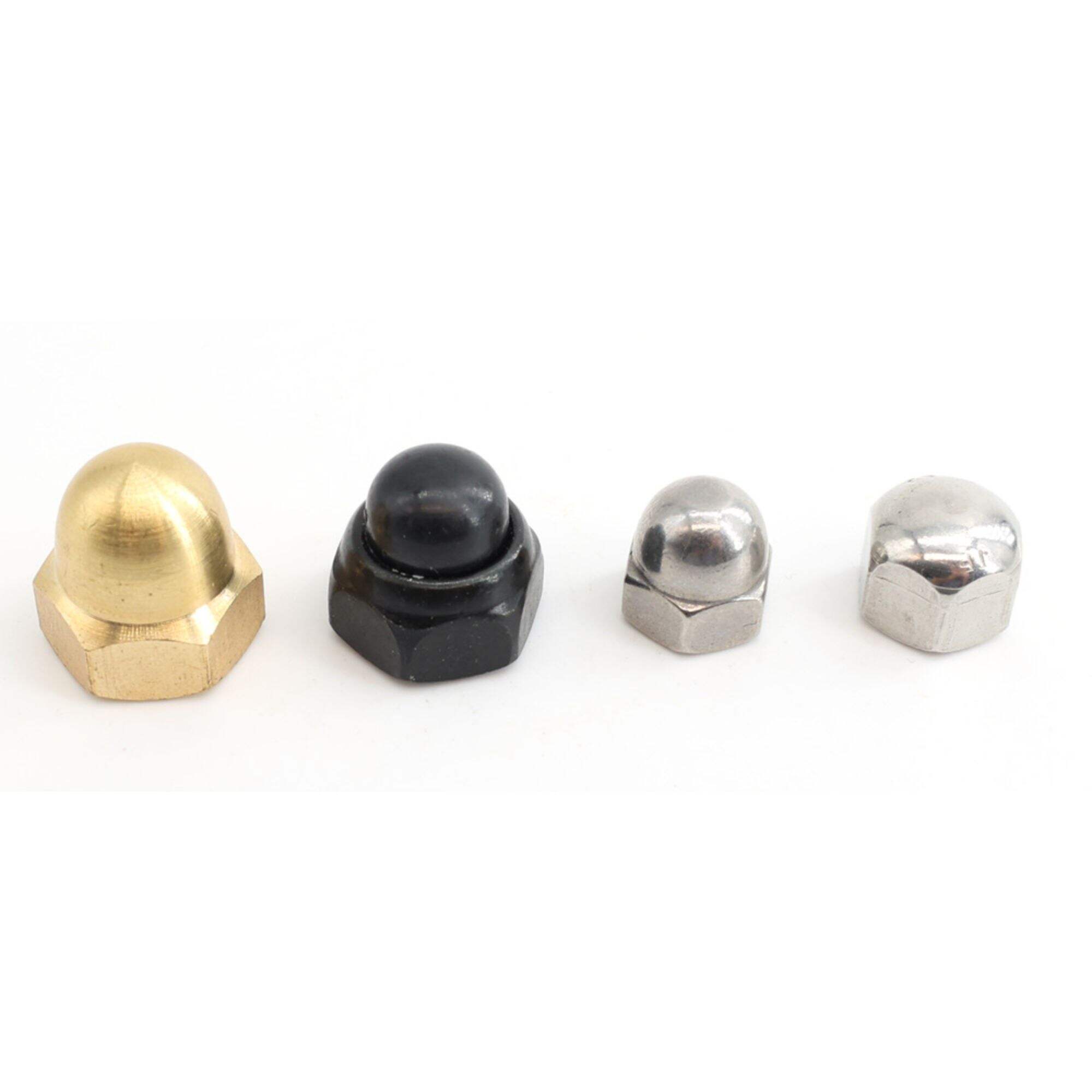Factory DIN1587  M5 M6 Stainless Steel Hexagon Decorative Nut Acorn Hex Domed Cap Nuts