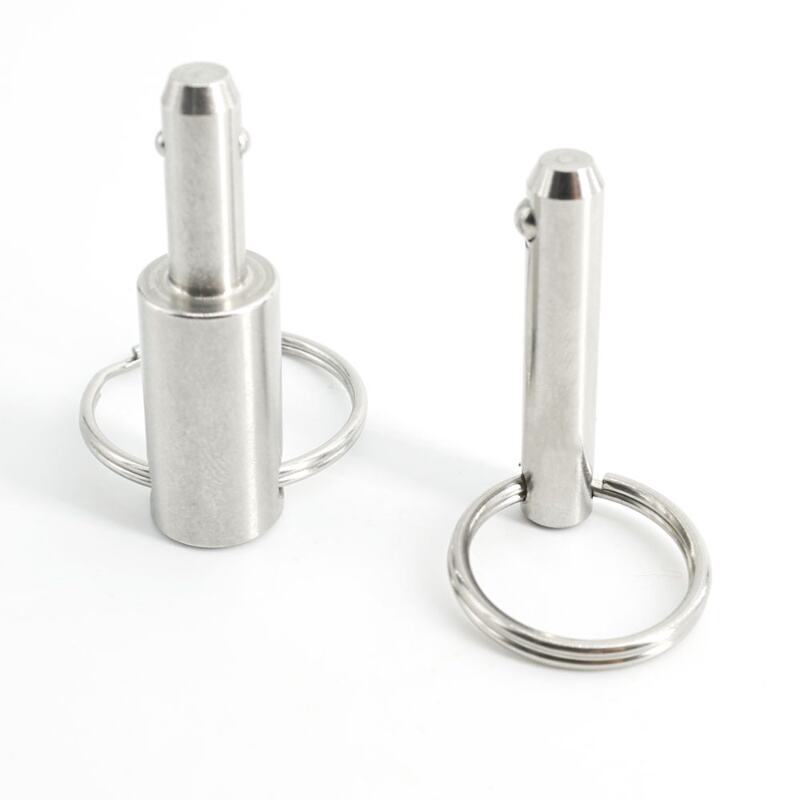 Zinc Finish Spring Loaded Ball Lock Detent Pull Ring Pin