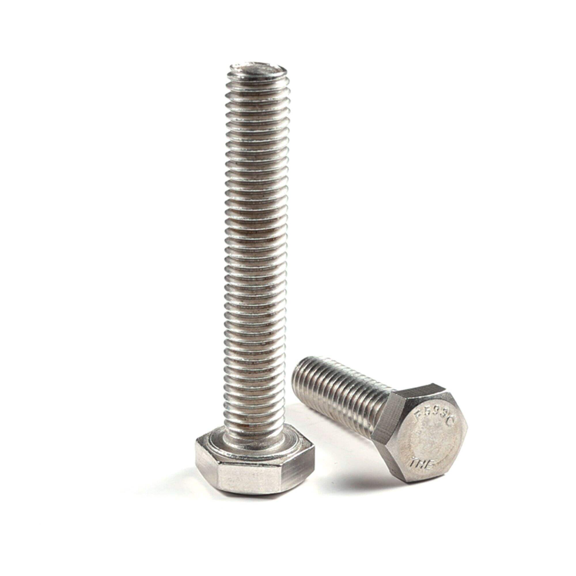 17MM A2 A4  M12 Stainless Steel  F593c  Flat Head Hex Bolt