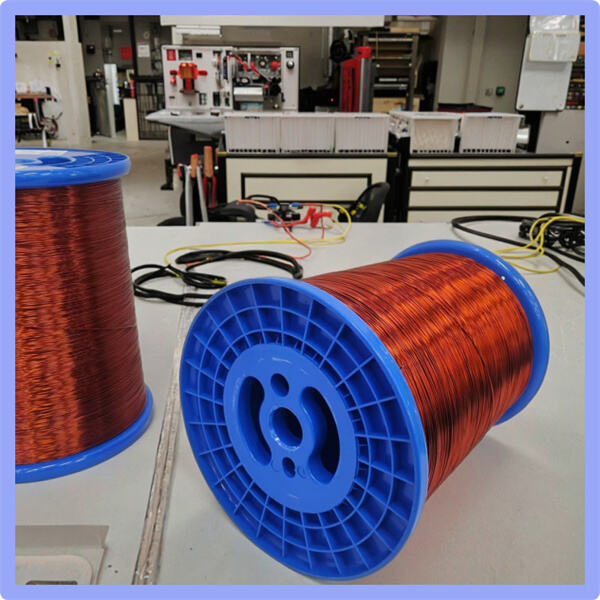 Enamel insulated copper wire for common usage in electrical appliances