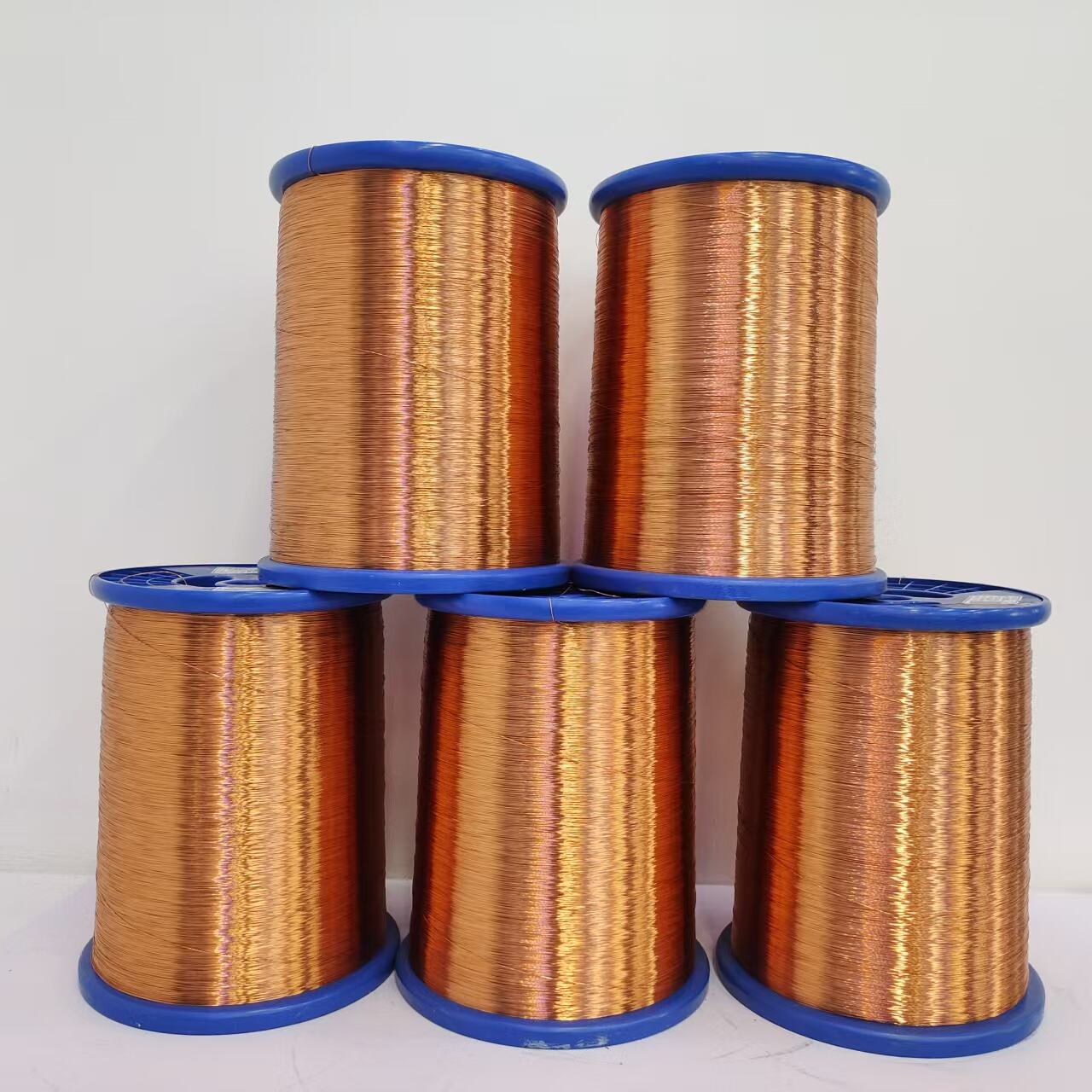 High Temperature Resistance 0.500Mm Polyurethane Enamelled Copper Wire Solid Conductor for Electronic Transformers IEC factory