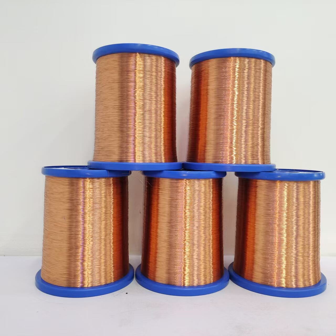 High Temperature Resistant 0.300Mm Polyurethane Enamelled Round Copper Inductance Coils Solid Bare Electronic Transformers supplier
