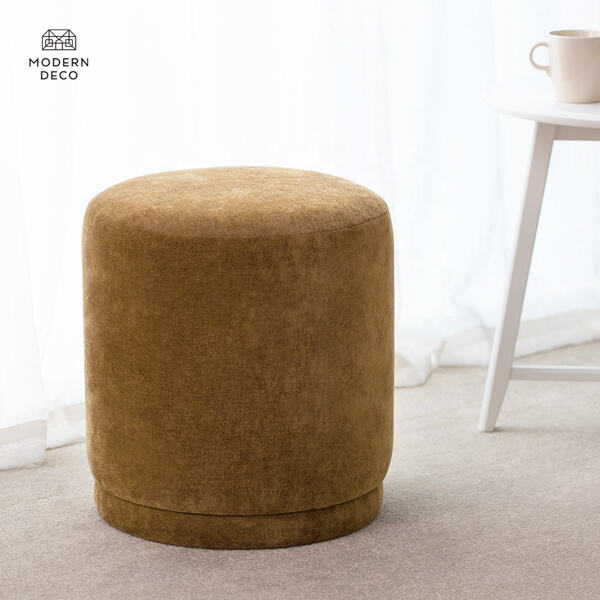 Comfort and Functionality Combined in Our Round Pouf Ottomans