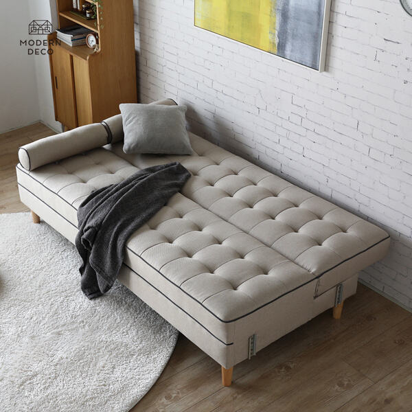 Experience ultimate comfort and convenience with our sectional sofa that effortlessly transforms into a cozy bed.
