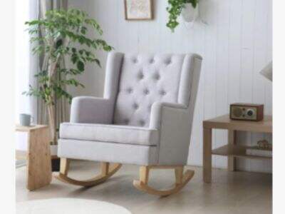 Rocking Chair: A great choice for relaxing in the bedroom/patio