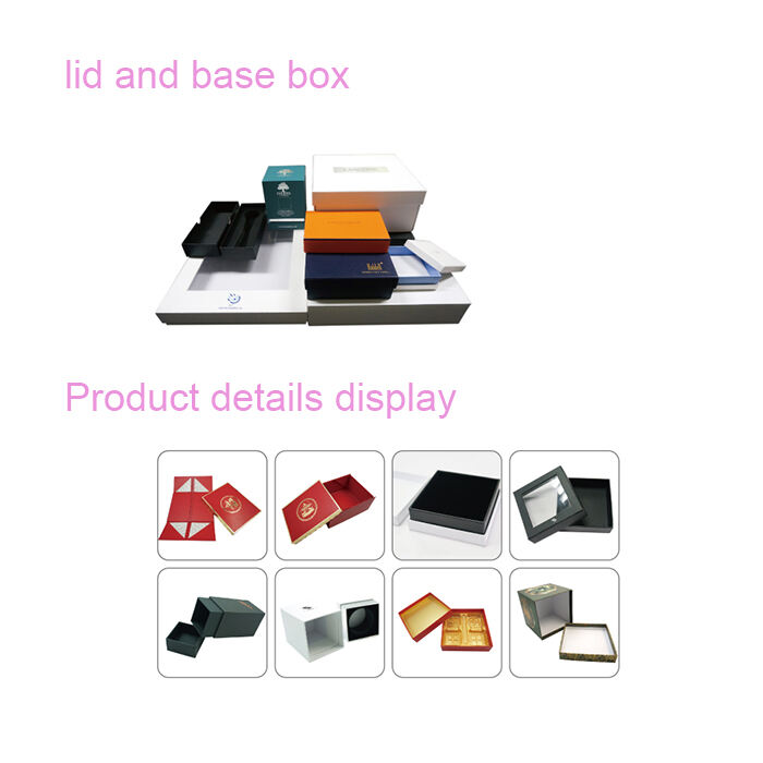 product custom rose gold cardboard flat folding hair extension paper packaging gift box with ribbon-12