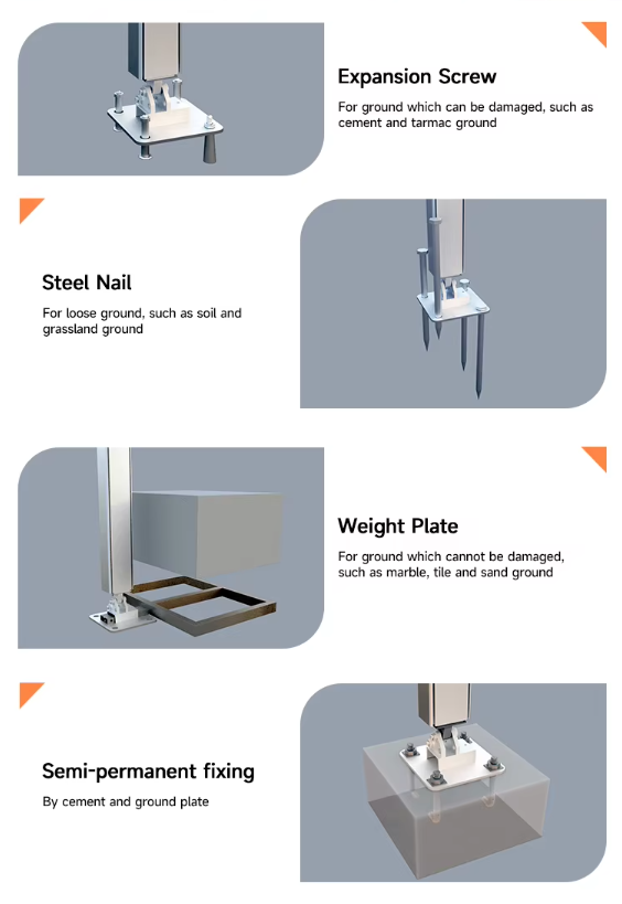 Customized Panoramic Aluminum Structure Padel Court Roof Outdoor Sports Canopy Cover Shading Flap Steel Tennis Court  details