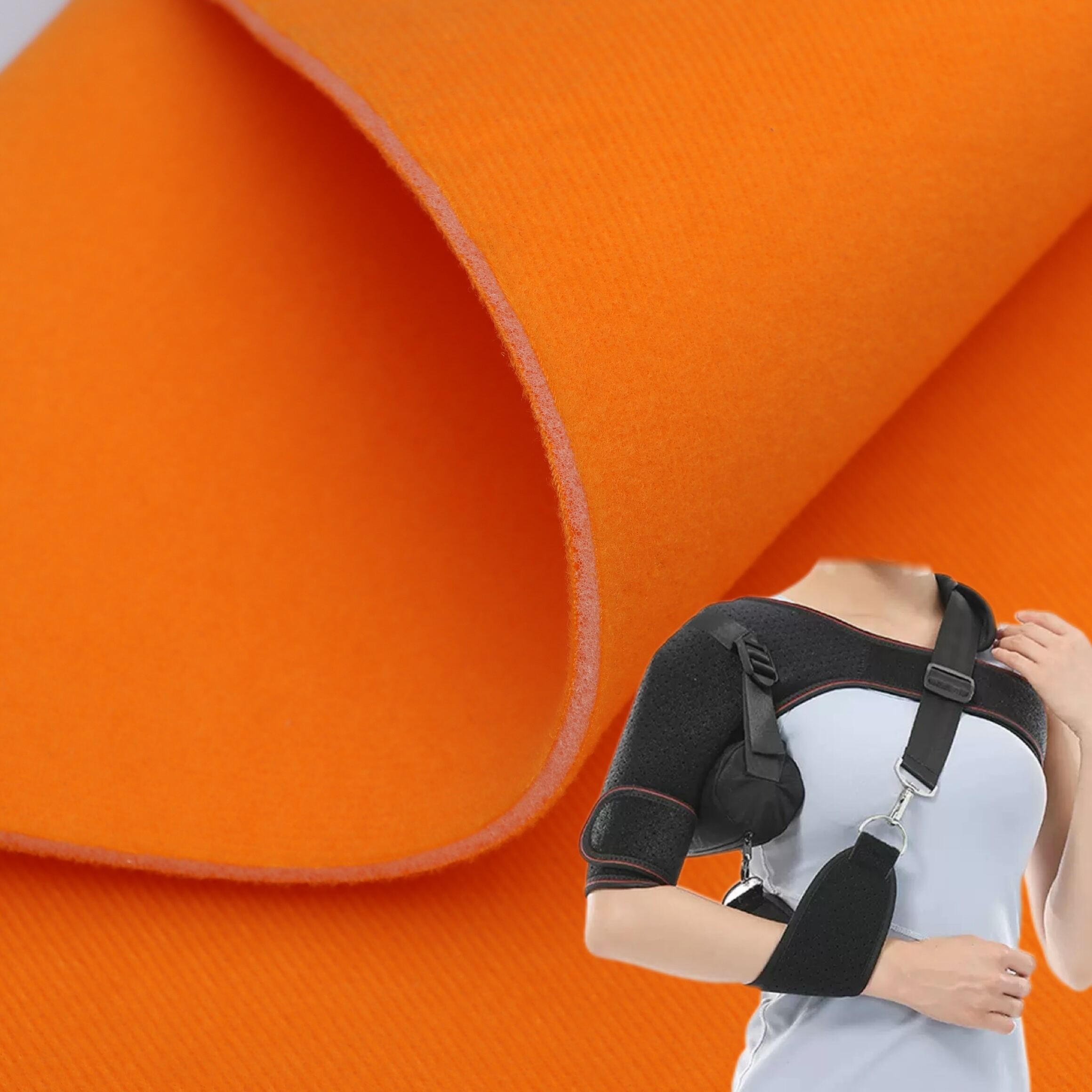 Exceptional 0 Color Difference Velour Fabric for Operating Room Velvet Sponge Foam Laminated Fabric for Bra Cup Medical Device