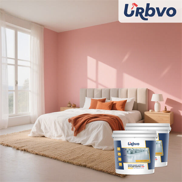 Superior coverage and easy application with water-based acrylic latex pain