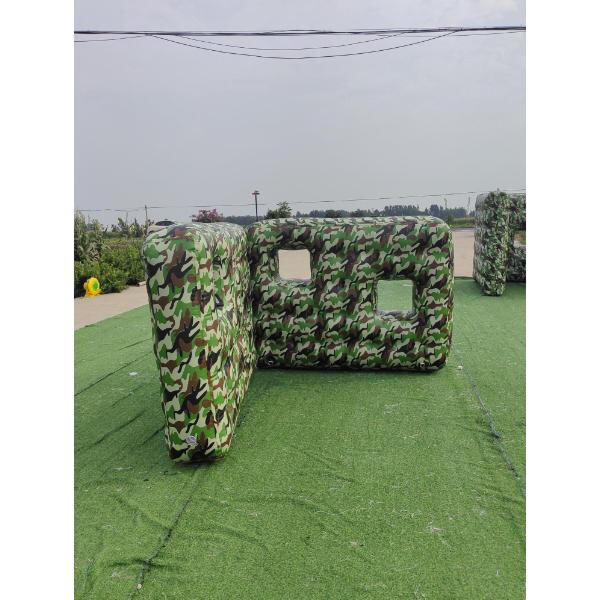 Bunkers gonflables personnalisables pour circuits de paintball uniques