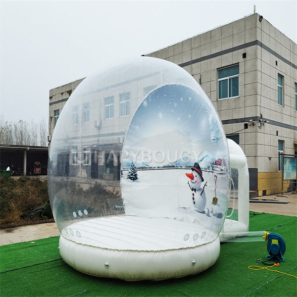 버블 하우스에서 자연과 조화롭게 살아가기