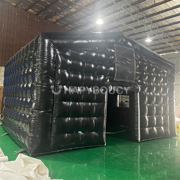 Dance the night away in a spacious inflatable nightclub tent