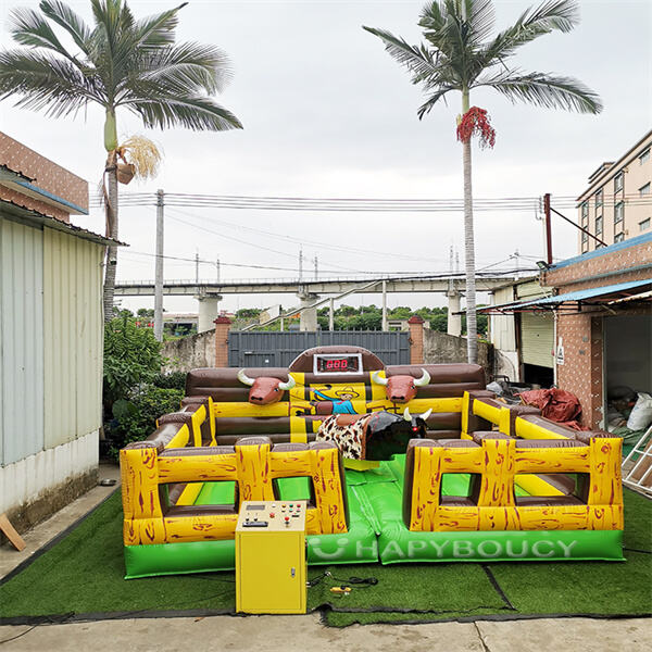 See if you can stay on the mechanical bull for a wild adventure.