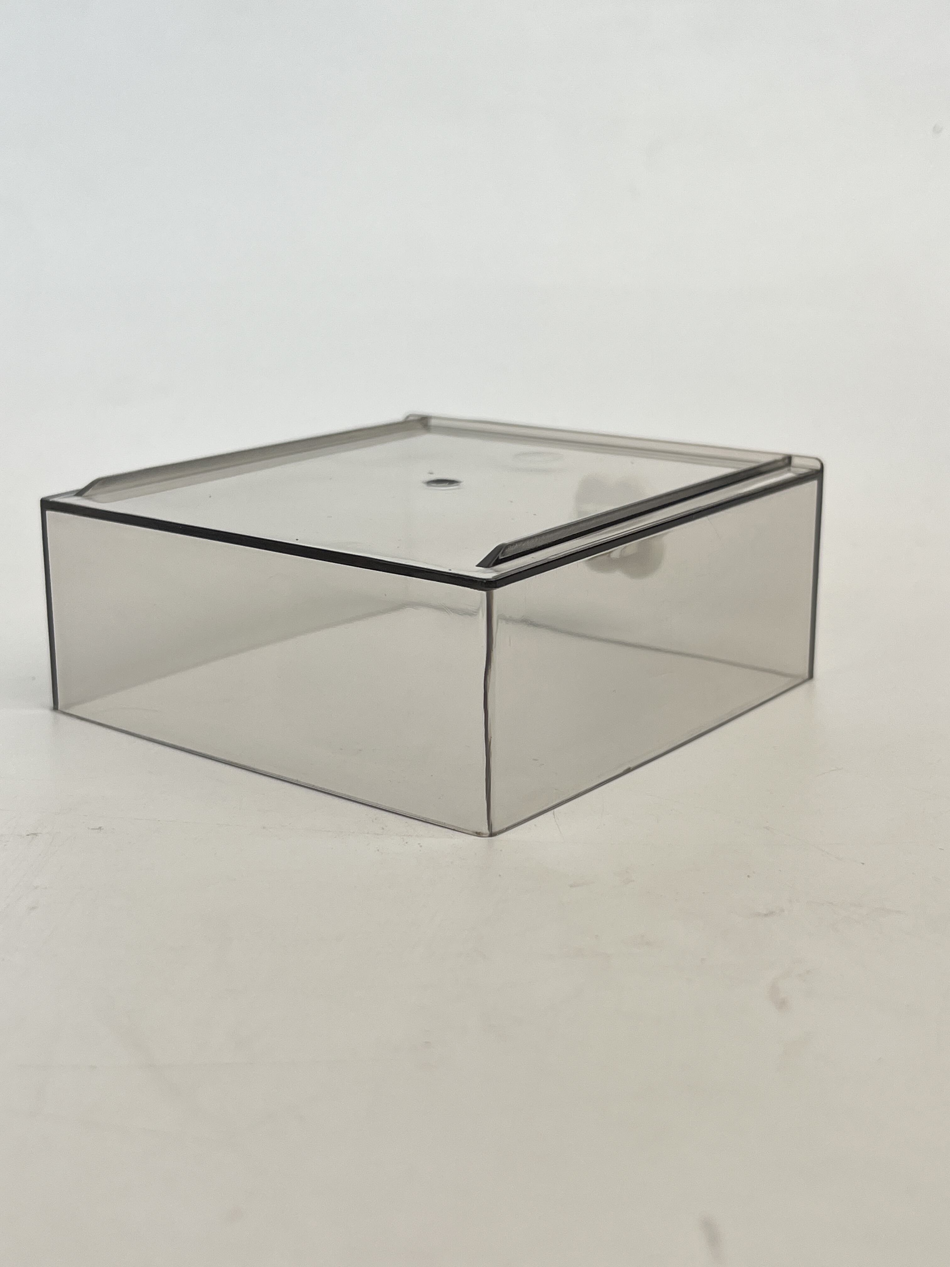 product new stock high quality simple design cleaning desktop convenient diamond patterned pen holder transparent storage box-9