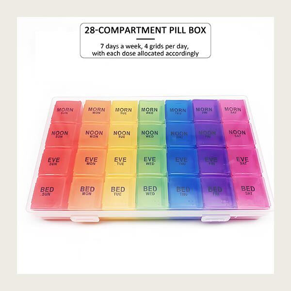 Simplify your routine with a weekly pill organizer