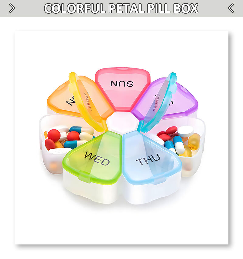 Wholesale Large Weekly PP Pill Case Portable Medicine Organizer Container Weekly Pill Organizer manufacture
