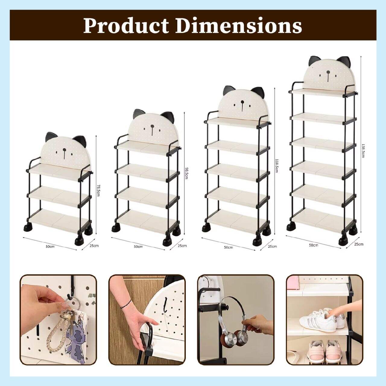 Increase sales and customer satisfaction with our functional and attractive shoe racks