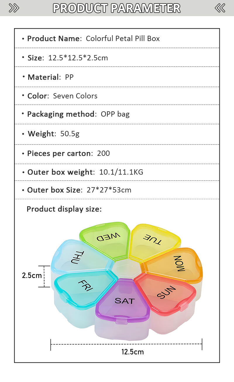 Wholesale Large Weekly PP Pill Case Portable Medicine Organizer Container Weekly Pill Organizer supplier