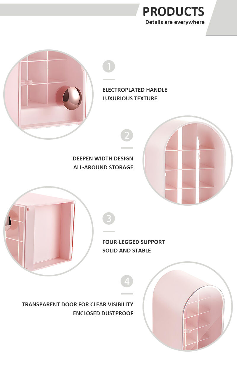 product dustproof lipstick organizer lip balm holder shelf rack 18 slots lipstick storage box lipsticks display stand-5