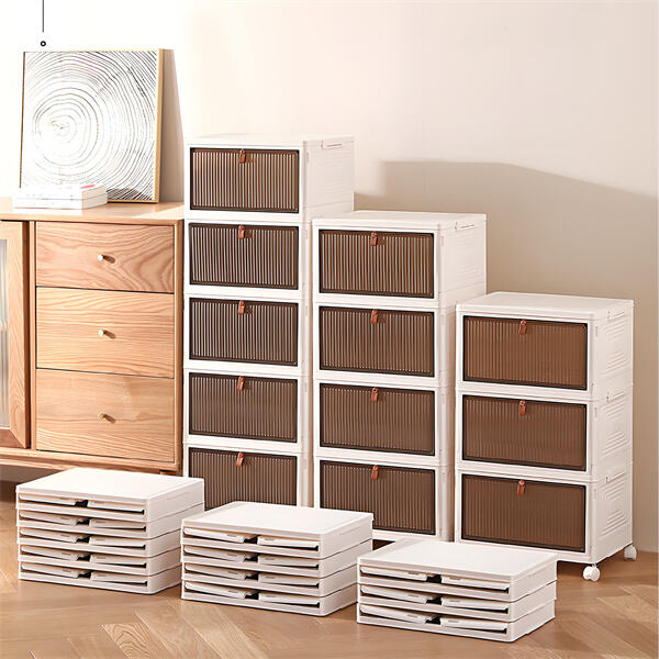 Stylish and functional collapsible storage box for any room