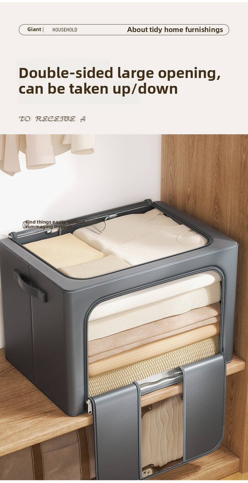 Underbed bedroom small large fabric collapsible foldable plastic kids clothing Container storage organizers box & bins supplier
