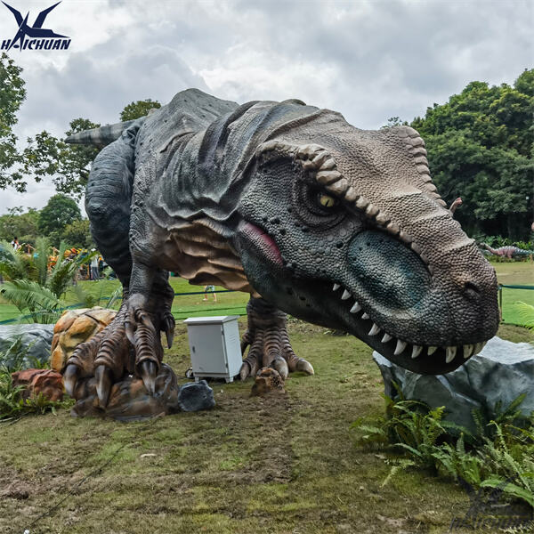 Benamkan pelanggan ke dalam dunia prasejarah dengan replika T Rex saiz sebenar yang autentik dari kami