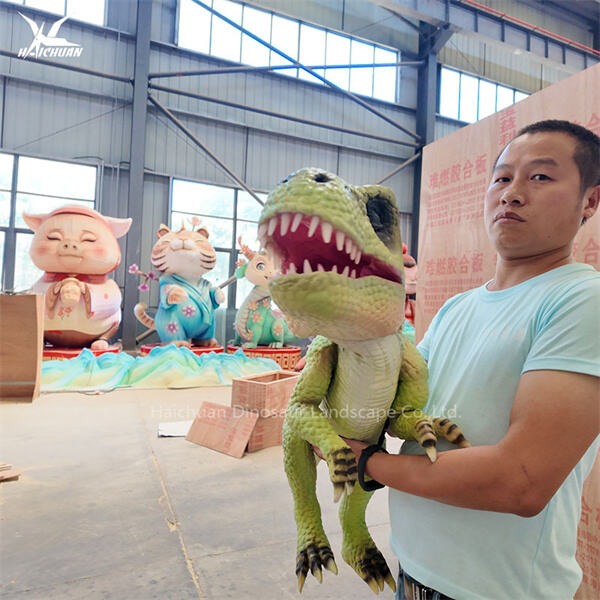 Pabuhayin ang mga dinosauro gamit ang aming mga tunay na hand puppet