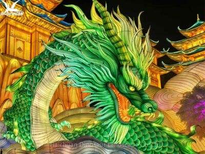 Bagaimana Lampion Naga Cina Kami Boleh Disediakan Mengikut Sebarang Tema Acara