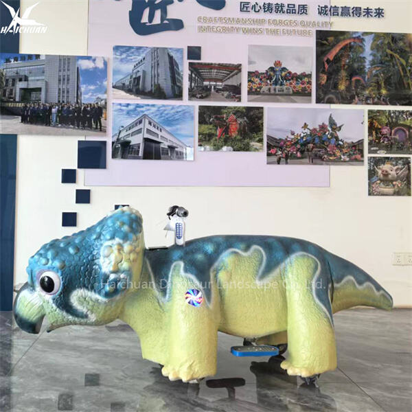 Sumama sa uso at mahikmahin ang mga customer gamit ang aming mataas na kalidad na seleksyon ng dinosaur ride.