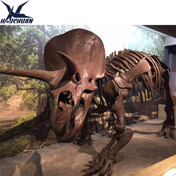 Nangungunang serbisyo sa customer para sa lahat ng iyong pangangailangan sa balangkas ng Triceratops