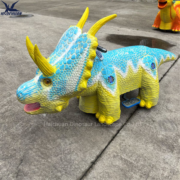 Hikayatin ang higit pang mga customer gamit ang aming sikat na disenyo ng dinosaur kiddie ride