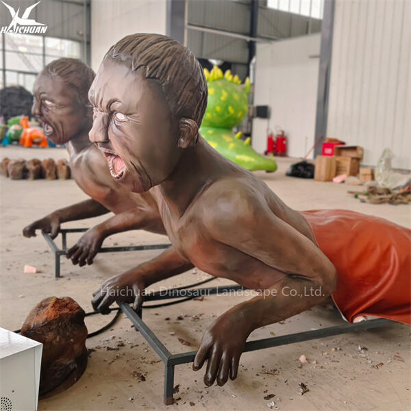 Experience the thrill of high-quality animatronics that bring your haunted house to life with eerie realism.