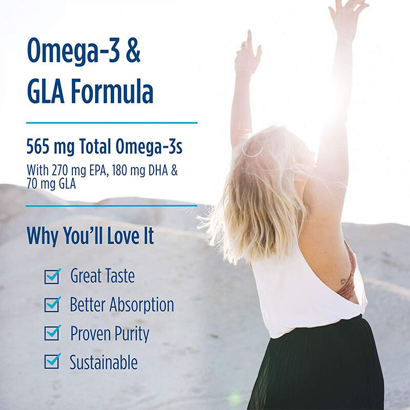  Omega 3 fish oil, Lemon Flavor - 565 mg Omega-3-180 Soft Gels - EPA & DHA with Added GLA - Healthy Skin & Join supplier