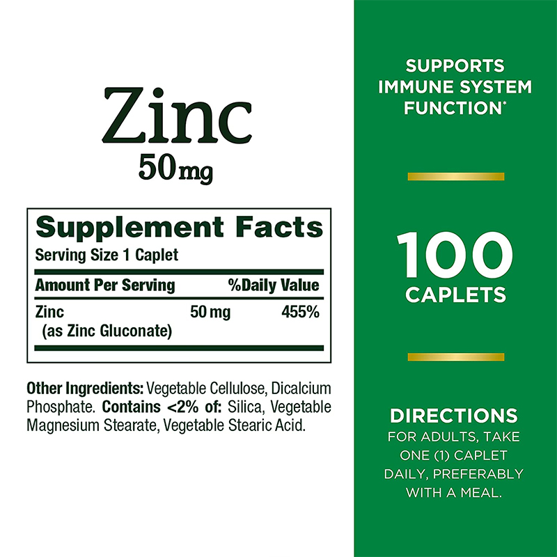 Zinc Supports Immune System Function Dietary Supplement supplier