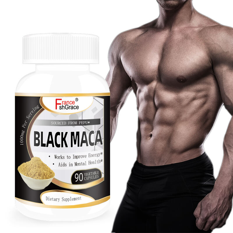 تصنيع كبسولات Maca Extract للرجال والنساء Stong Power Maca 90 كبسولات