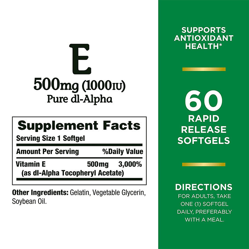 Vitamin E Supports Immune Health Antioxidant Health factory